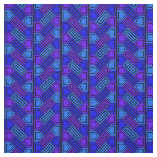 Penta Pattern Blue Stoff (Muster)