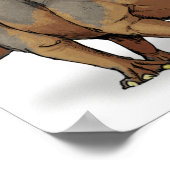 Pentaceratops - Später krebserregender Dinosaurier Poster (Ecke)