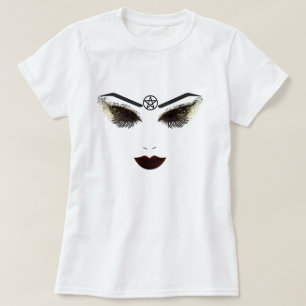 Pentacle Beauty Gesicht Wimpern & Dunkle Lippen Ma T-Shirt