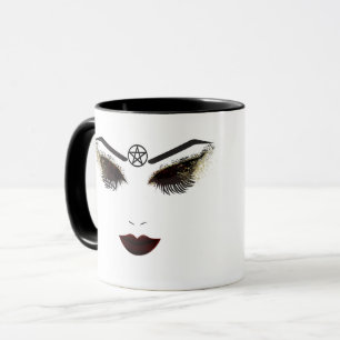 Pentacle Beauty Gesicht Wimpern & Dunkle Lippen Ma Tasse