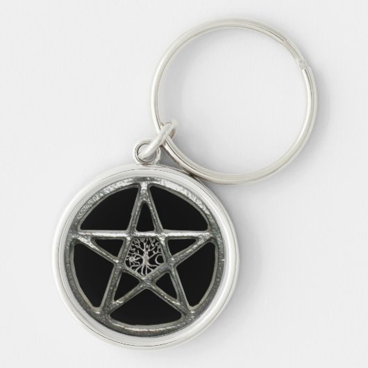 Pentacle Tree Of Life Key Chain Schlüsselanhänger (Vorne)
