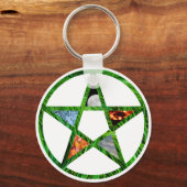 Pentacle with Elements Schlüsselanhänger (Vorderseite)