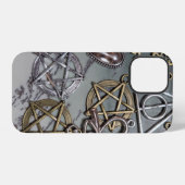 Pentacles auf Dendritischem Opal iPhone Hülle (Rückseite (Horizontal))
