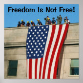 Pentagon 9 11 Flagge Poster (Vorne)