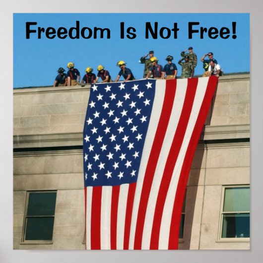 Pentagon 9 11 Flagge Poster (Vorne)