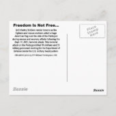 Pentagon-9/11-Flagge Postkarte (Rückseite)