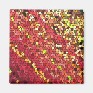 Pentagon-Mosaik Magnet