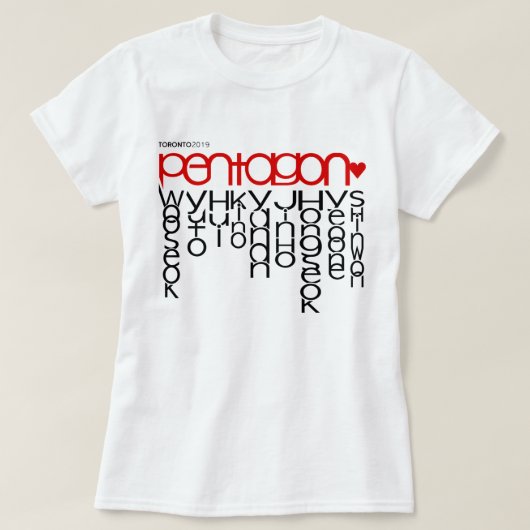 Pentagon Toronto 2019 T-Shirt (Design vorne)