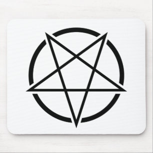 Pentagram_01_black.png Mousepad