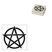 Pentagram Art Briefmarke Gummistempel (Stempel)