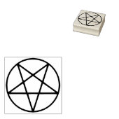 Pentagram Art Briefmarke Gummistempel (Stempel)