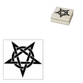 Pentagram Art Briefmarke Gummistempel (Stempel)