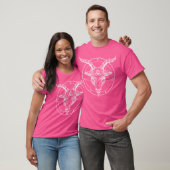 Pentagram Baphomet Satanist Goat Bleibe Weird T-Shirt (Unisex)