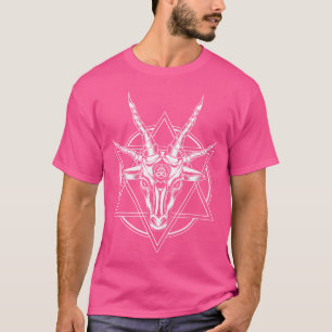 Pentagram Baphomet Satanist Goat T-Shirt
