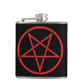 Pentagram-Flasche Flachmann (Vorderseite)