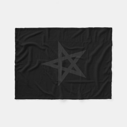 Pentagram Fleecedecke (Vorderseite (Horizontal))