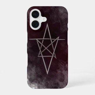 Pentagram in Dark Red Smoke Phone Case iPhone 16 Hülle