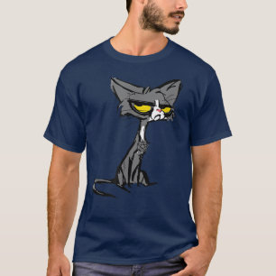 Pentagram Katze Hexenkraft Kitten T-Shirt Satanic 