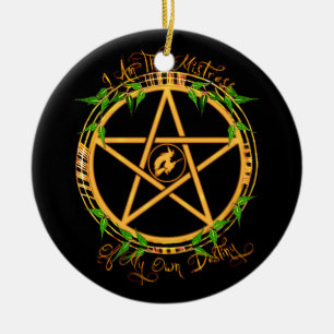 Pentagram Minister für das Weihnachten der Destin Keramikornament