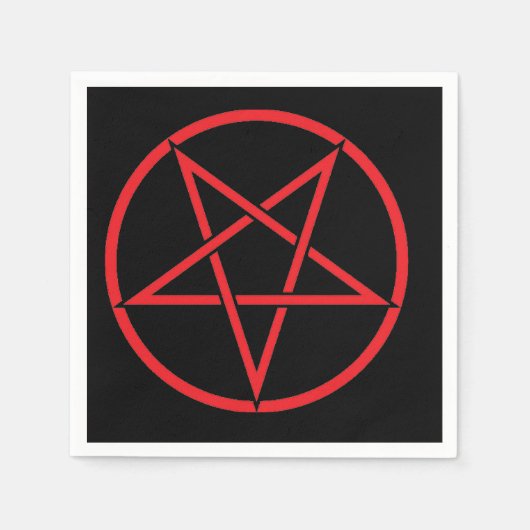 Pentagram Napkins Serviette (Vorderseite)