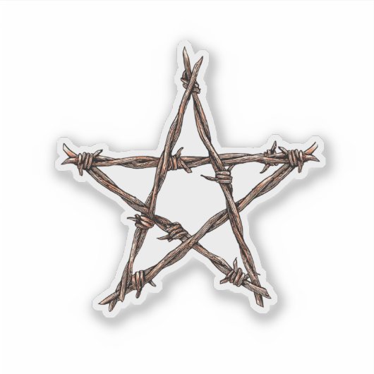 Pentagram of Thorns Aufkleber (Vorderseite)