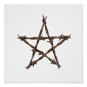 Pentagram of Thorns Poster