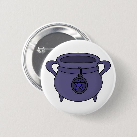 Pentagram Pentacle Button (Vorne & Hinten)