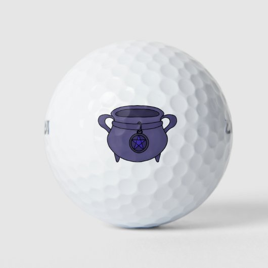 Pentagram Pentacle Golfball (Vorderseite)