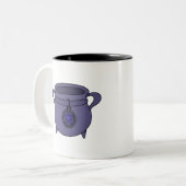 Pentagram Pentacle Zweifarbige Tasse (Vorderseite Links)