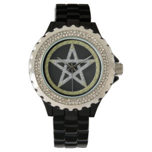 Pentagram-Pentagramm penta wicca wiccan Armbanduhr