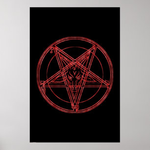 Pentagram-Plakat Poster