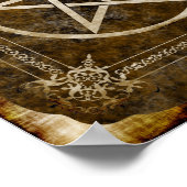 Pentagram poster (Ecke)