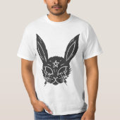 Pentagram Punk Rabbit T - Shirt (Vorderseite)