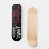 Pentagram, Satanism, Überraschungsangriff Skateboard (Vorderseite)