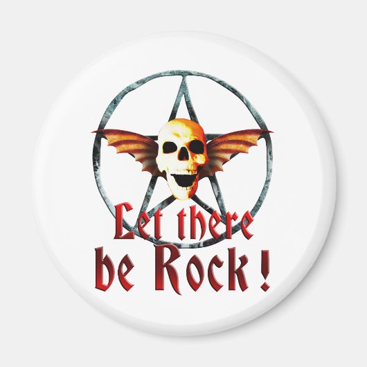 Pentagram skull B 2 Magnet (Vorne)