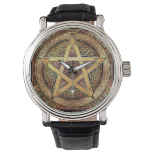 Pentagram-Uhr Armbanduhr