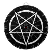Pentagram (weißes) No.1 Dartscheibe (vorne)