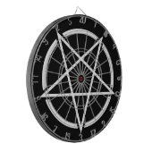 Pentagram (weißes) No.1 Dartscheibe (Vorderseite Links)