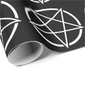 Pentagram (weißes) No.1 Geschenkpapier (Rolleneckpunkt)