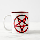 Pentagram Zweifarbige Tasse (Links)