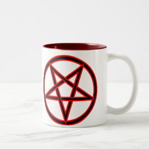 Pentagram Zweifarbige Tasse