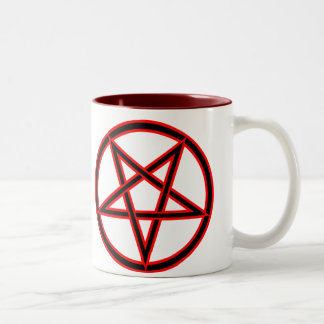 Pentagram Zweifarbige Tasse