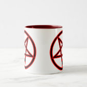 Pentagram Zweifarbige Tasse (Mittel)