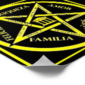 Pentagrama Invertido Papel Poster Especial (Fosco) (Ecke)