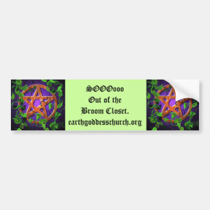 PentagramBumperSticker Autoaufkleber