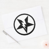 Pentagramm-Aufkleber Runder Aufkleber (Umschlag)