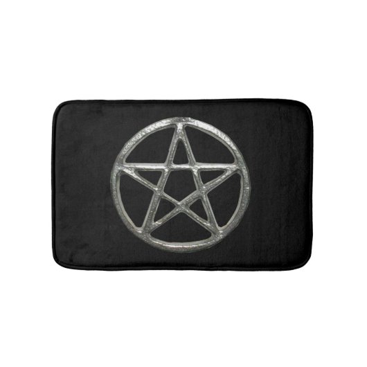 Pentagramm Bath Mat Badematte (Vorderseite)