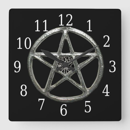 Pentagramm Baum der Uhr des Lebens (Vorderseite)