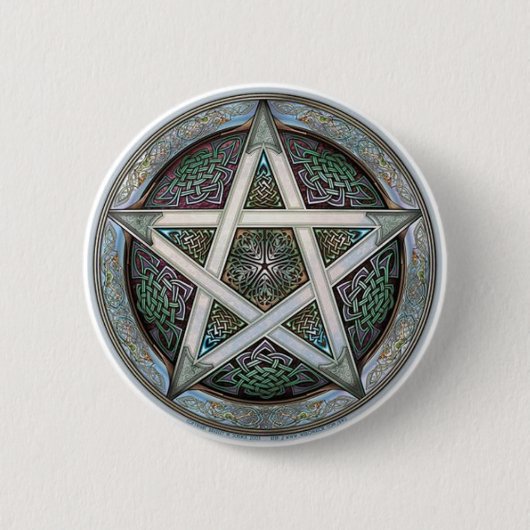 Pentagramm Button (Vorderseite)