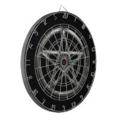 Pentagramm Dart Board Dartscheibe (Vorderseite Links)